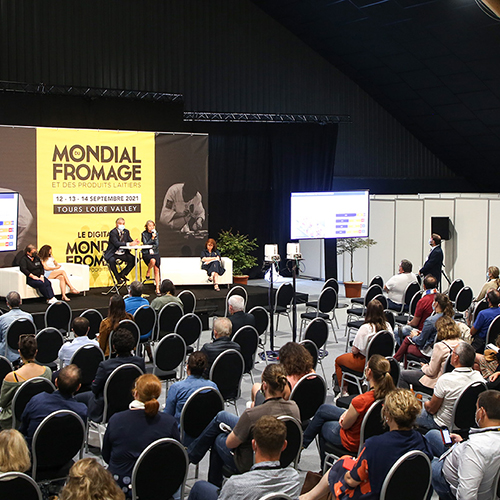 Le Mondial du Fromage et des Produits Laitiers, au Parc Expo de Tours du 12 au 14 septembre 2021.