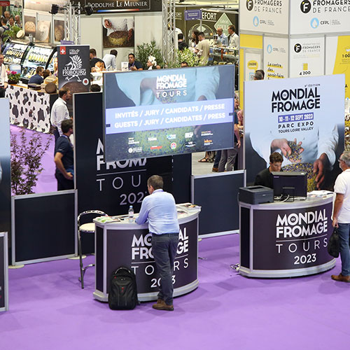 Le Mondial du Fromage et des Produits Laitiers, au Parc Expo de Tours du 14 au 16 septembre 2025.